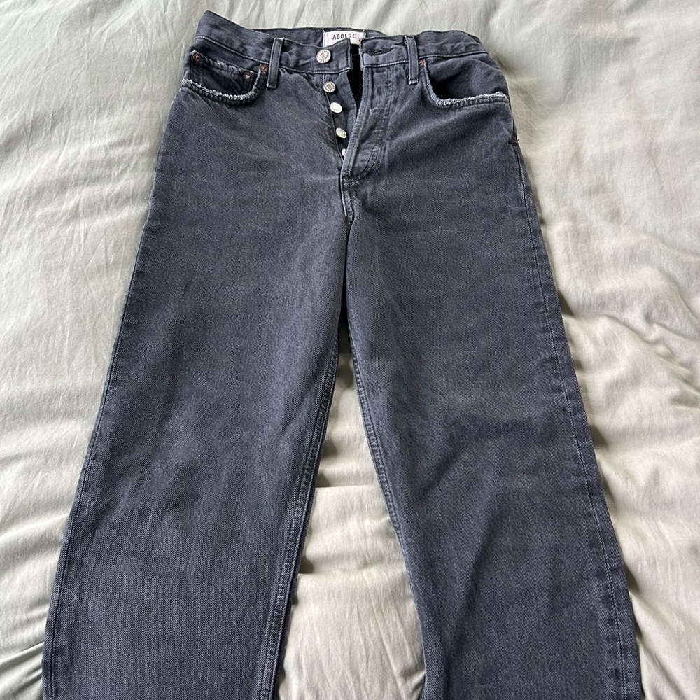 Agolde Charcoal Denim Jeans